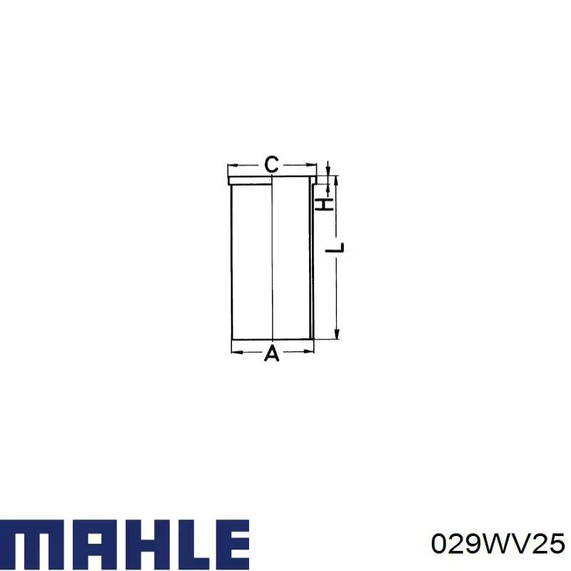 Гільза поршнева 029WV25 Mahle Original