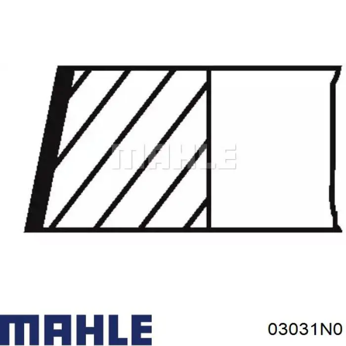 Купити 03031N0 Mahle Original Кільця поршневі на 1 циліндр, STD.