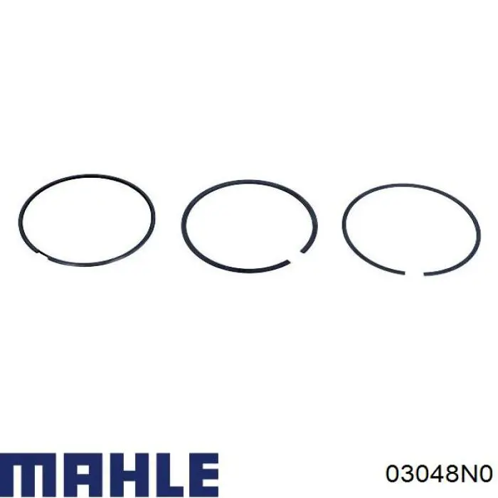 03048N0 Mahle Original Кільця поршневі на 1 циліндр, STD.