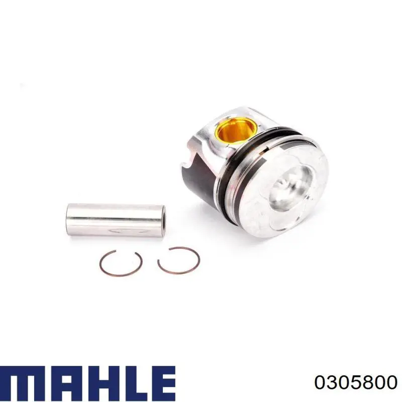 Купити 0305800 Mahle Original Поршень в комплекті на 1 циліндр, STD