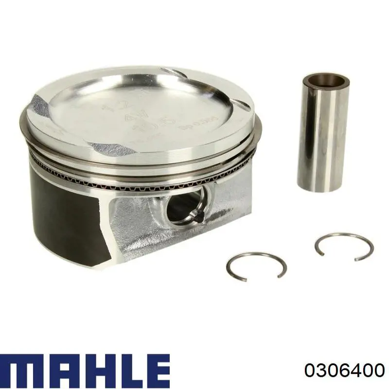 0306400 Mahle Original Поршень в зборі