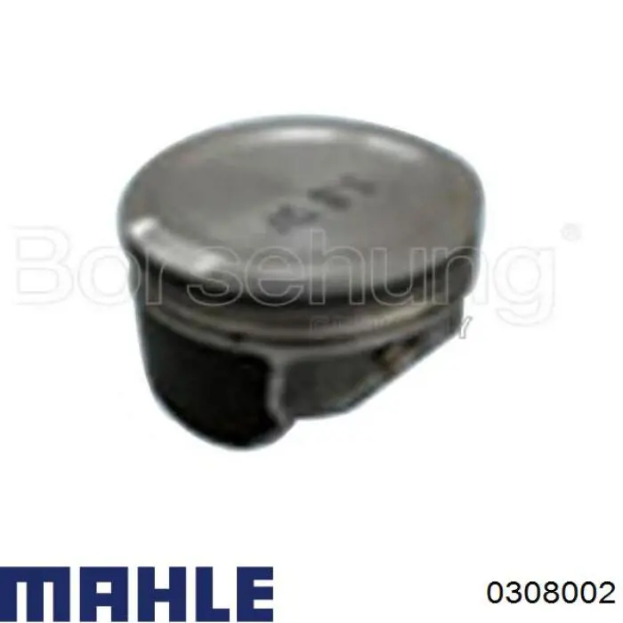 0308002 Mahle Original поршень в комплекті на 1 циліндр, 2-й ремонт (+0,50)