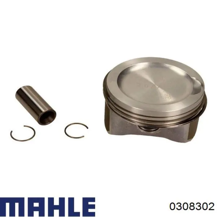0308302 Mahle Original Поршень в зборі