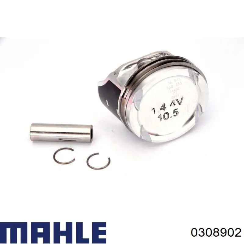 Поршня, 2-й ремонт (+0,50) Mahle Original 0308902 ціна, від 43.19 USD