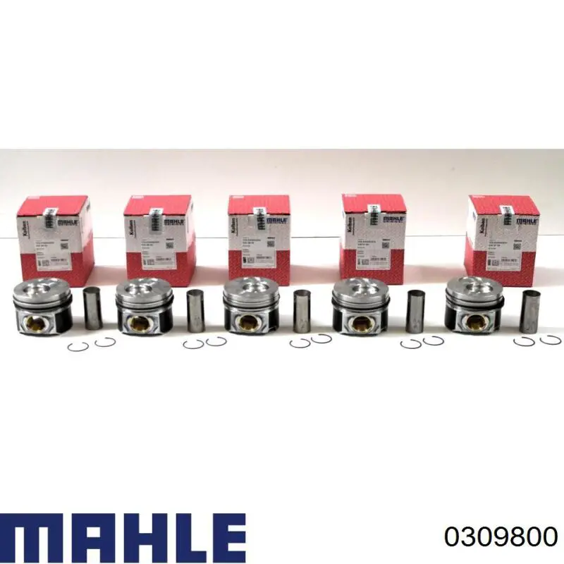 Купити 0309800 Mahle Original Поршень в комплекті на 1 циліндр, STD