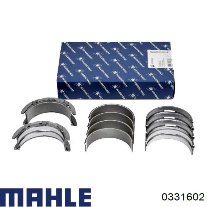 Поршень в комплекті на 1 циліндр, 2-й ремонт (+0,50) 331602 Mahle Original