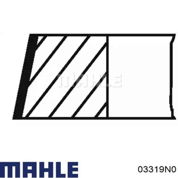 Купити 03319N0 Mahle Original Кільця поршневі на 1 циліндр, STD.