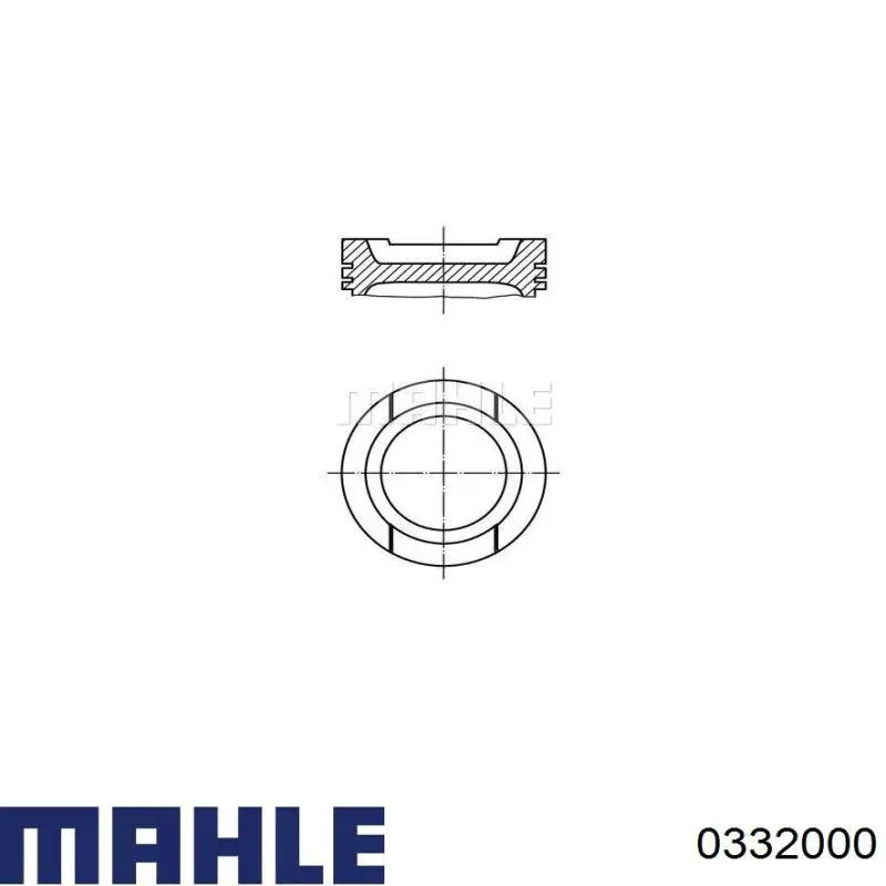 Поршень в зборі Mahle Original 0332000 ціна, від 56.49 USD