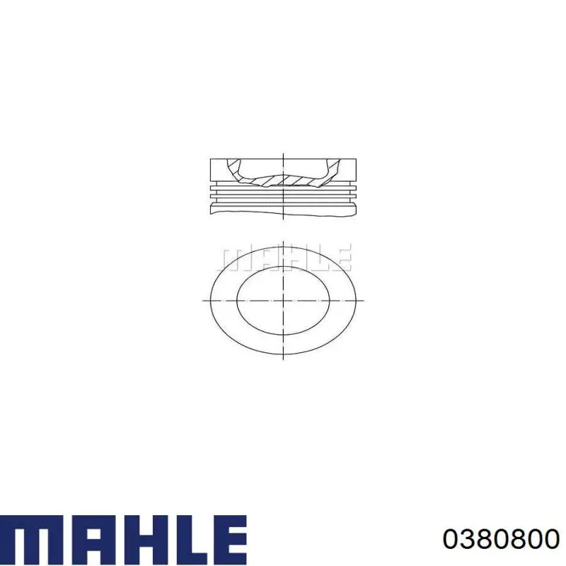 Купити 8712320000 Nural Поршень в комплекті на 1 циліндр, STD