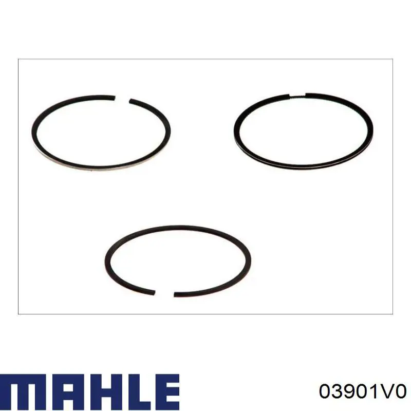 03901V0 Mahle Original кільця поршневі на 1 циліндр, std.