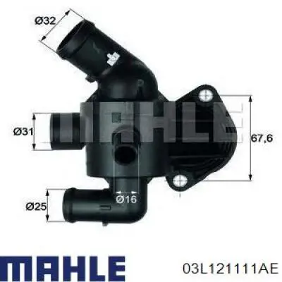 03L121111AE Mahle Original Корпус термостата в зборі