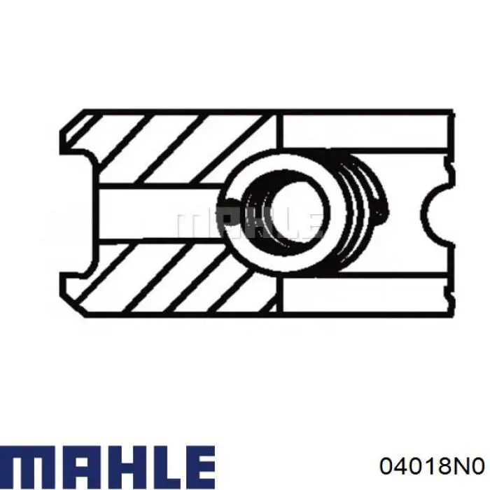 Кільця поршневі комплект на мотор, STD. 04018N0 Mahle Original