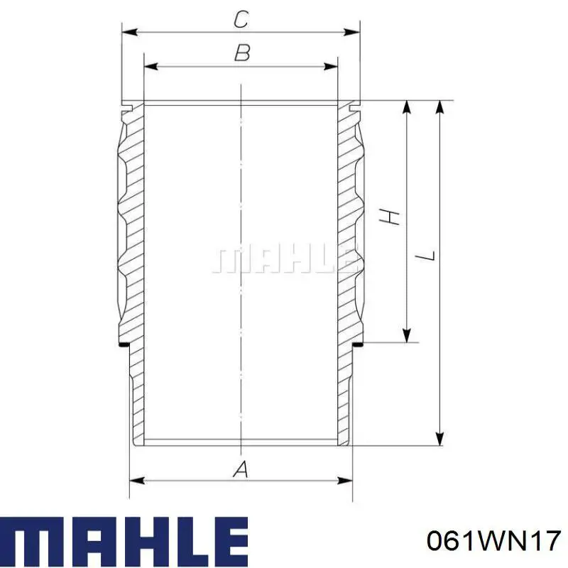 Гільза поршнева Mahle Original 061WN17 ціна, від 71.26 USD