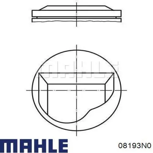 Кільця поршневі на 1 циліндр, STD. 08193N0 Mahle Original