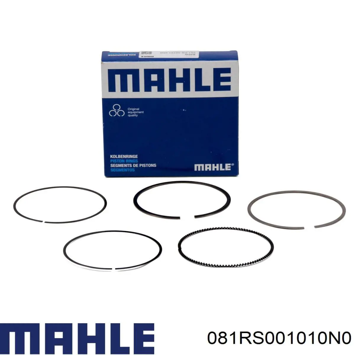 081RS001010N0 Mahle Original Кільця поршневі на 1 циліндр, STD.