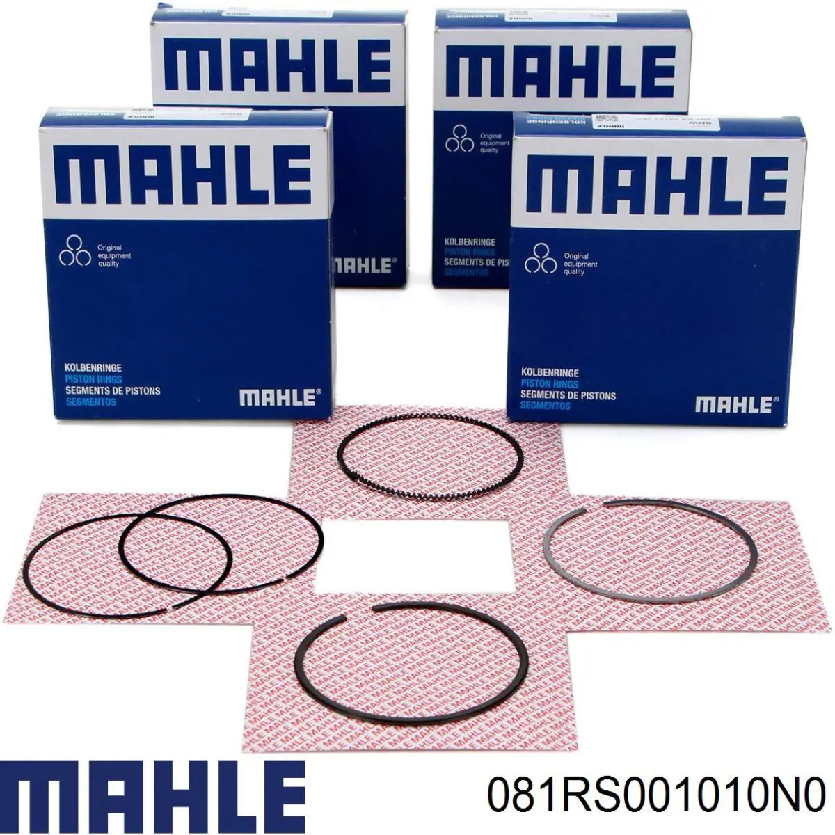081RS001010N0 Mahle Original кільця поршневі на 1 циліндр, std.