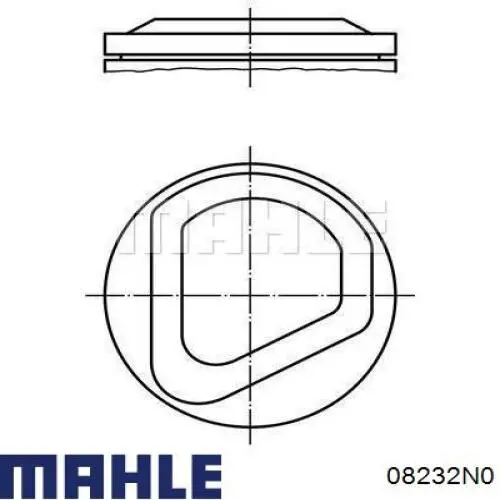 Купити 08232N0 Mahle Original Кільця поршневі на 1 циліндр, STD.