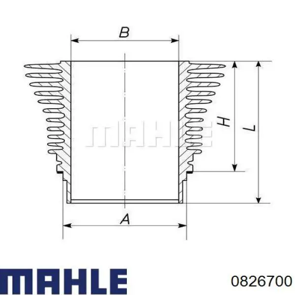 Поршень в комплекті на 1 циліндр, STD 11251748335 BMW