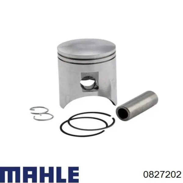 0827202 Mahle Original поршень в комплекті на 1 циліндр, 2-й ремонт (+0,50)