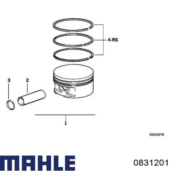 Купити 0831201 Mahle Original 
