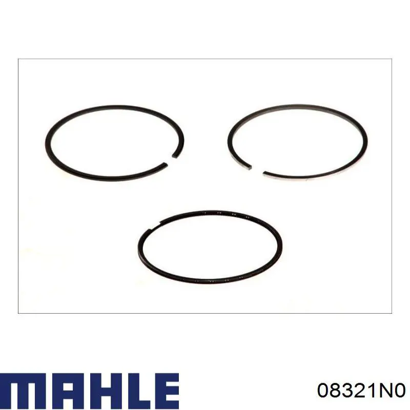08321N0 Mahle Original Кільця поршневі на 1 циліндр, STD.