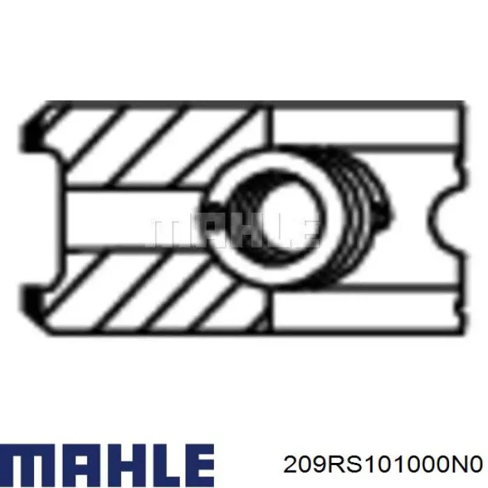209RS101000N0 Mahle Original Кільця поршневі на 1 циліндр, STD.
