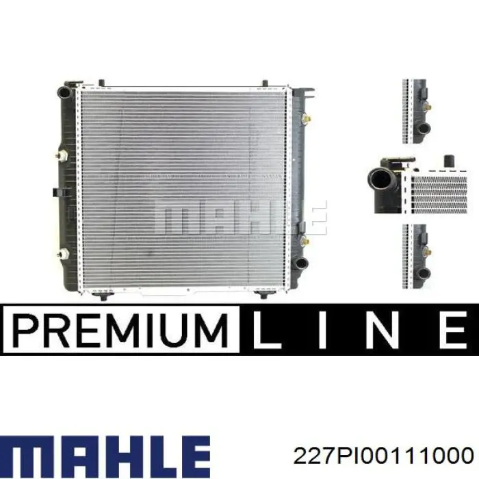 Купити 227PI00111000 Mahle Original Поршень в комплекті на 1 циліндр, STD
