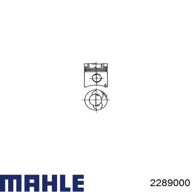 Поршень в зборі Mahle Original 2289000 ціна, від 88.77 USD