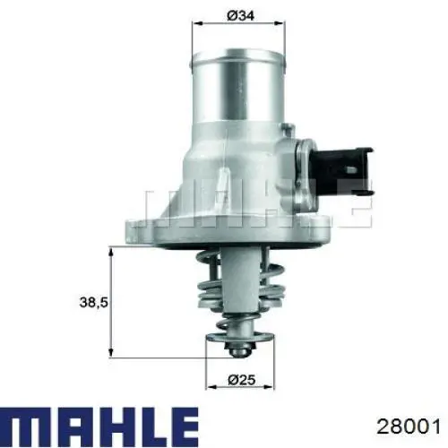 28001 Mahle Original Поршень в зборі