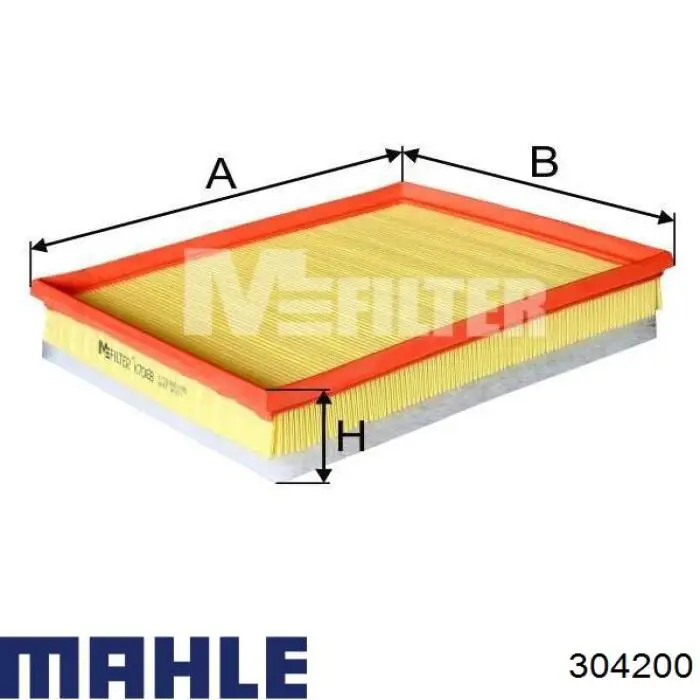 Купити 304200 Mahle Original Поршень в комплекті на 1 циліндр, STD