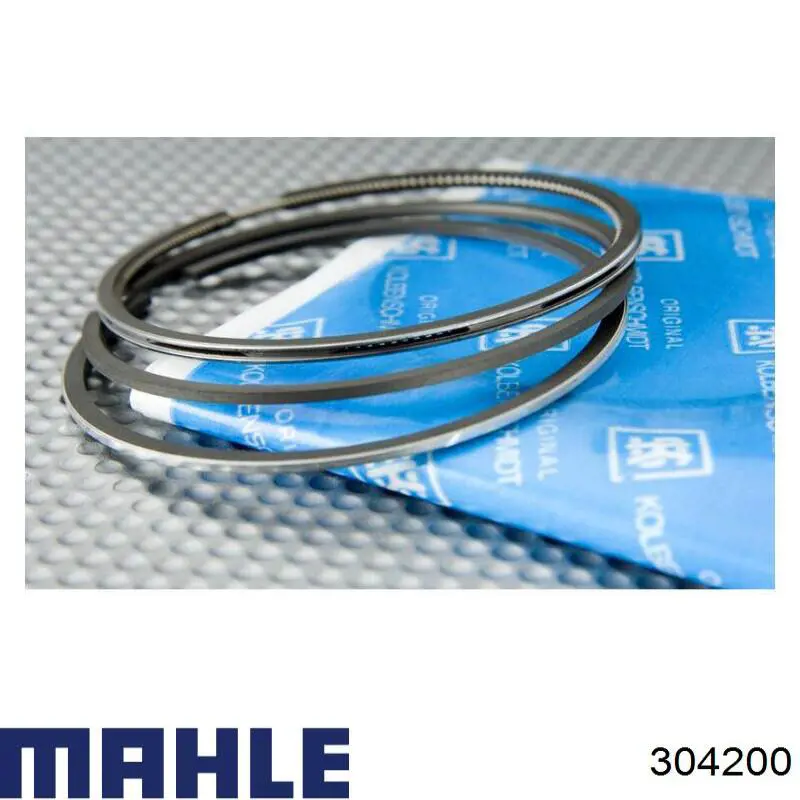 Поршень в комплекті на 1 циліндр, STD 304200 Mahle Original
