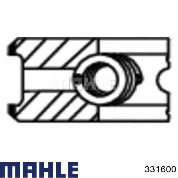 331600 Mahle Original поршень в комплекті на 1 циліндр, std