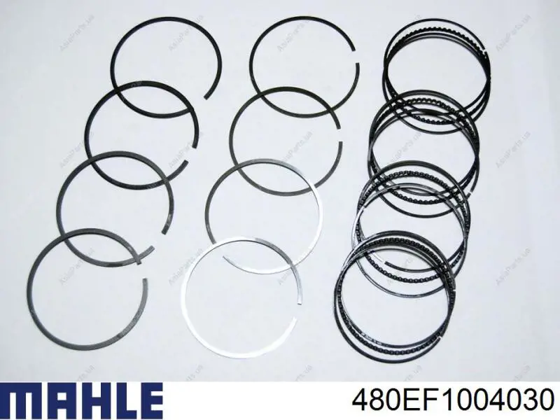 Кільця поршневі комплект на мотор, STD. 480EF1004030 Mahle Original