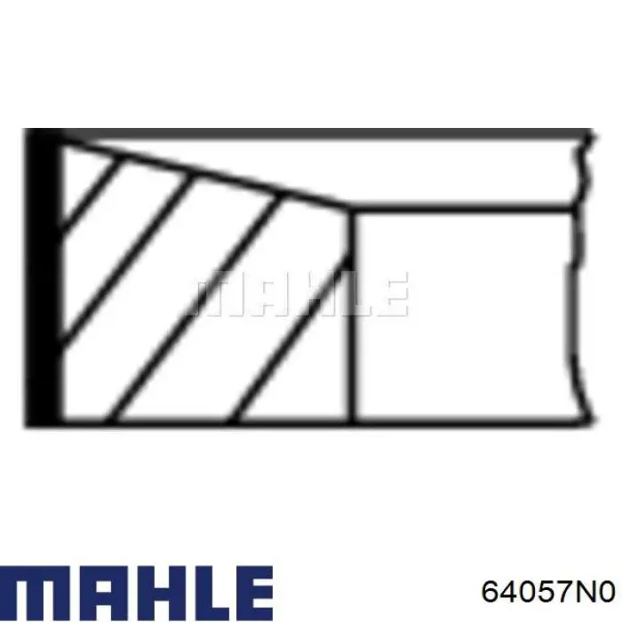 Купити 64057N0 Mahle Original Кільця поршневі на 1 циліндр, STD.