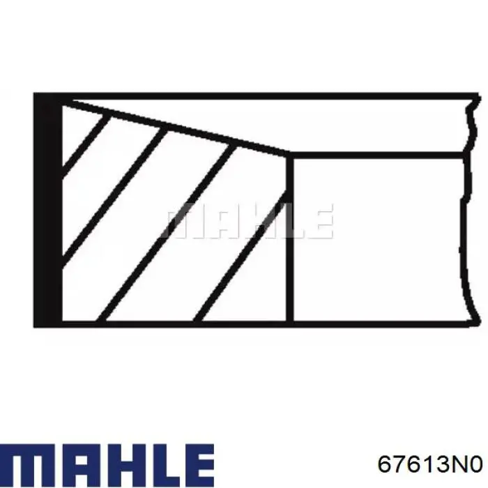 Купити 67613N0 Mahle Original Маслоз'емні кільця, стандартні