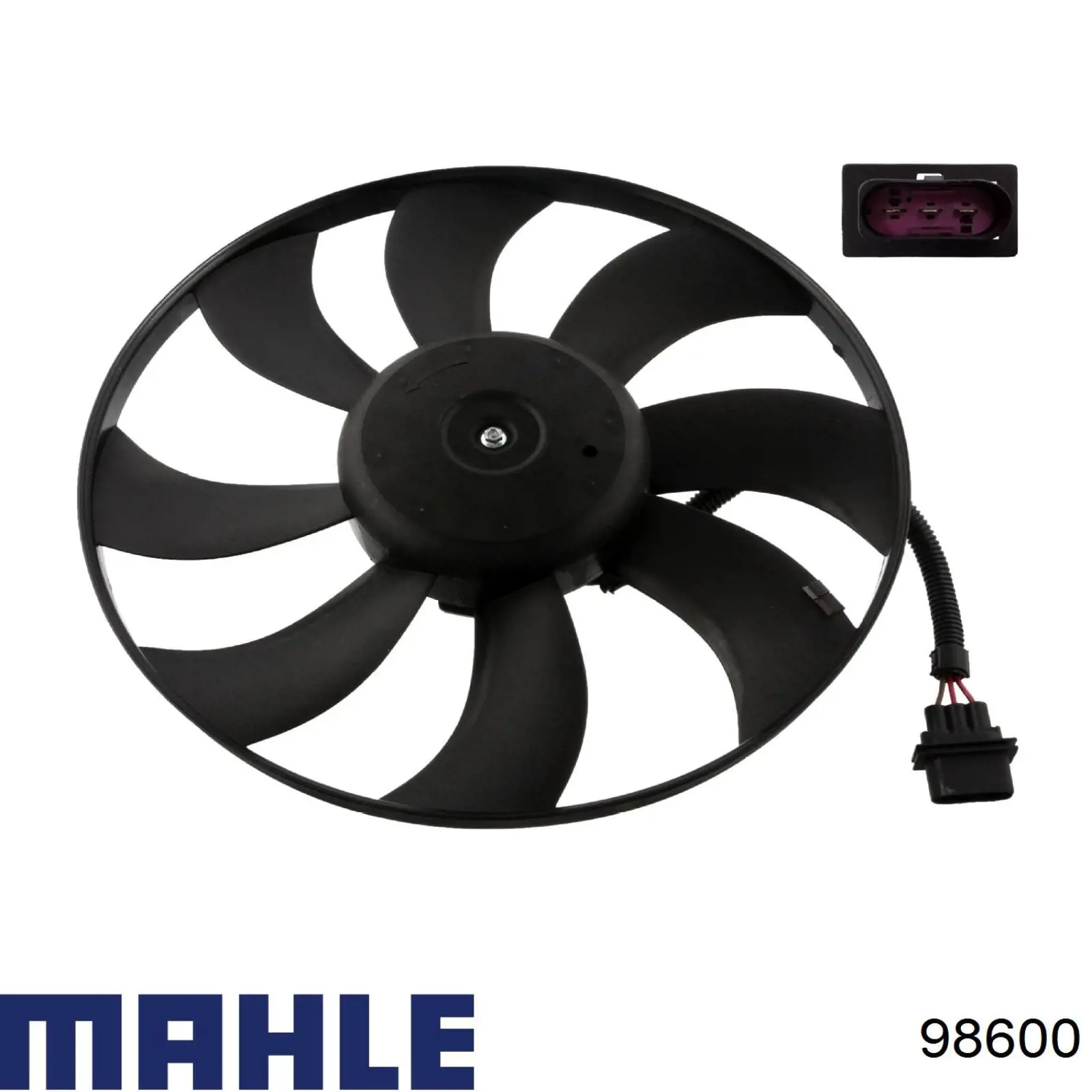 Поршень в комплекті на 1 циліндр, STD 98600 Mahle Original