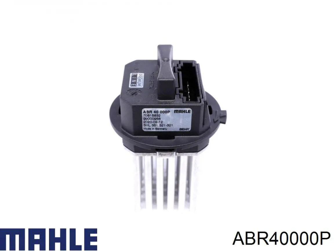 ABR40000P Mahle Original Регулятор оборотів пічки