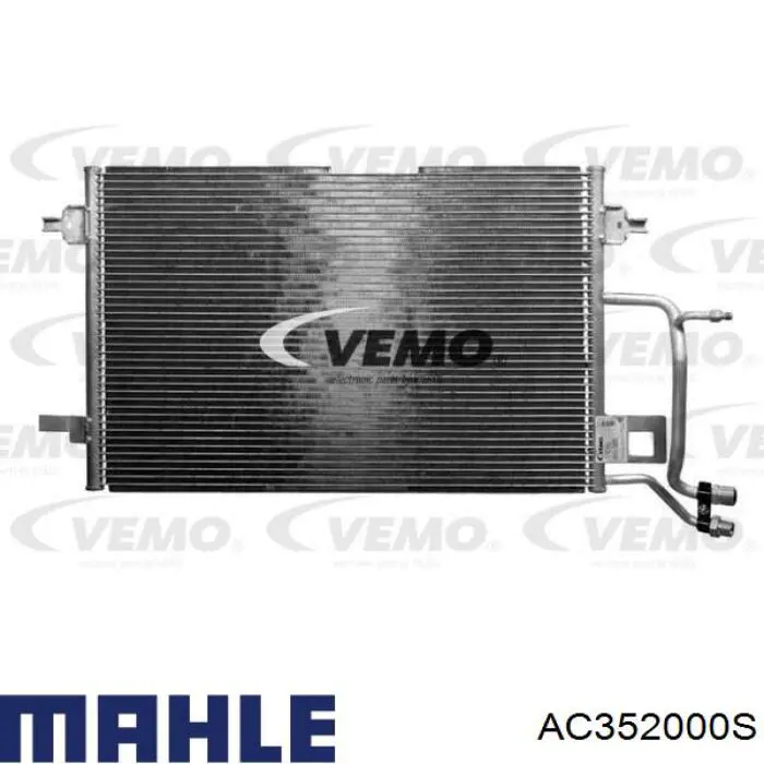 Радіатор кондиціонера AC352000S Mahle Original