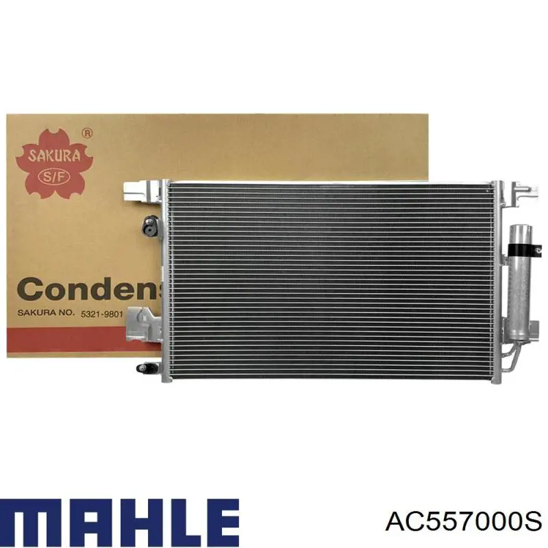 Купити AC557000S Mahle Original Радіатор системи охолодження кондиціонера