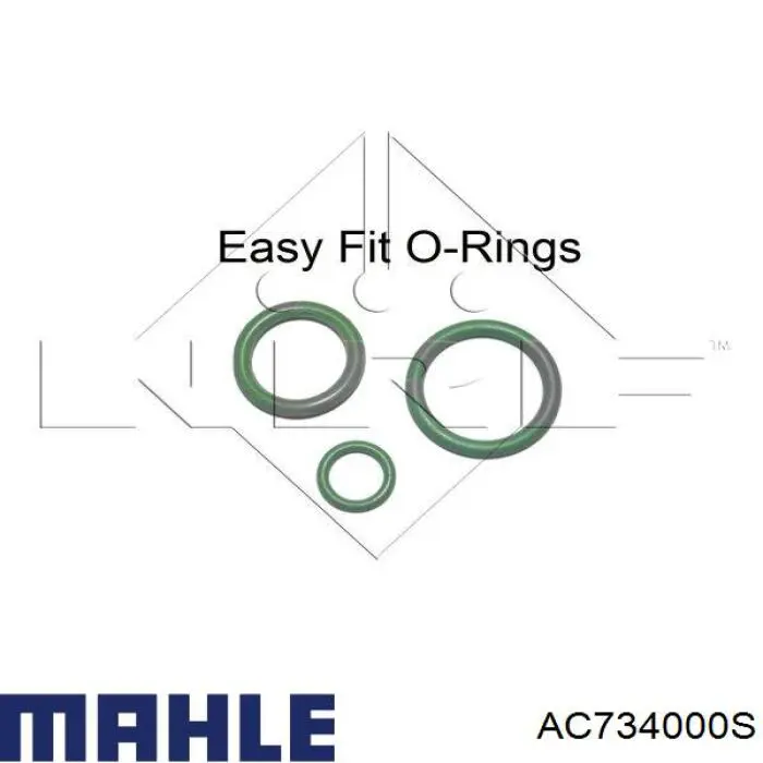 Купити AC734000S Mahle Original Радіатор системи охолодження кондиціонера
