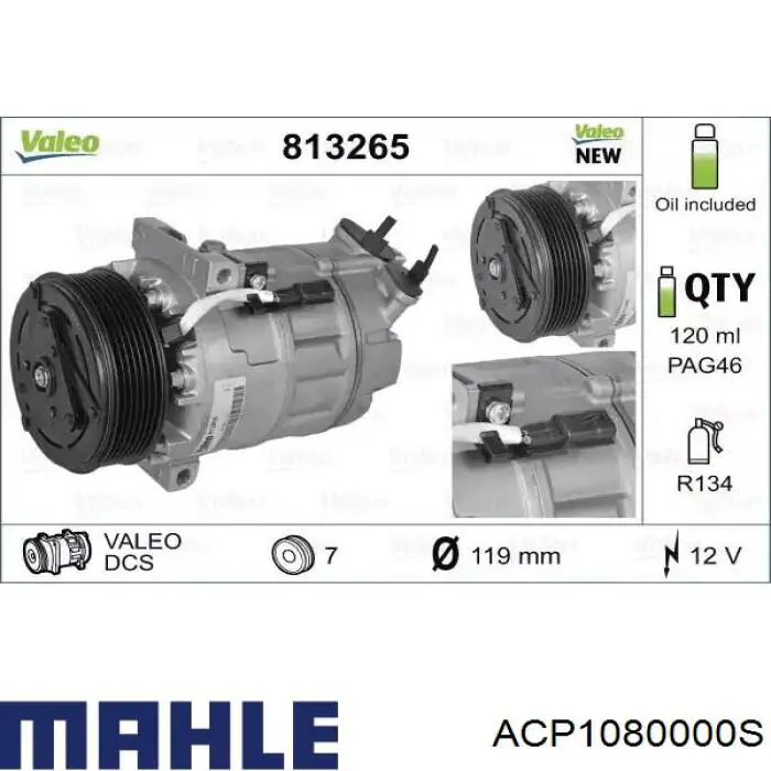 Компресор системи кондиціювання Lucas ACP770 ціна, від 224.10 USD