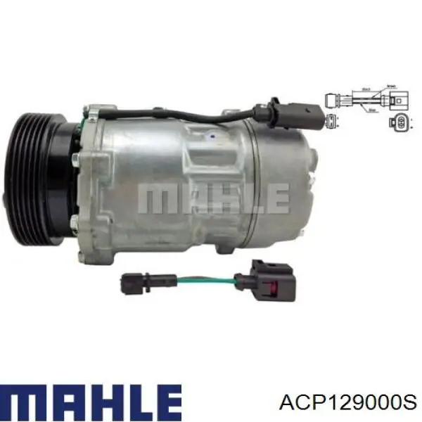 Компресор кондиціонера ACP129000S Mahle Original