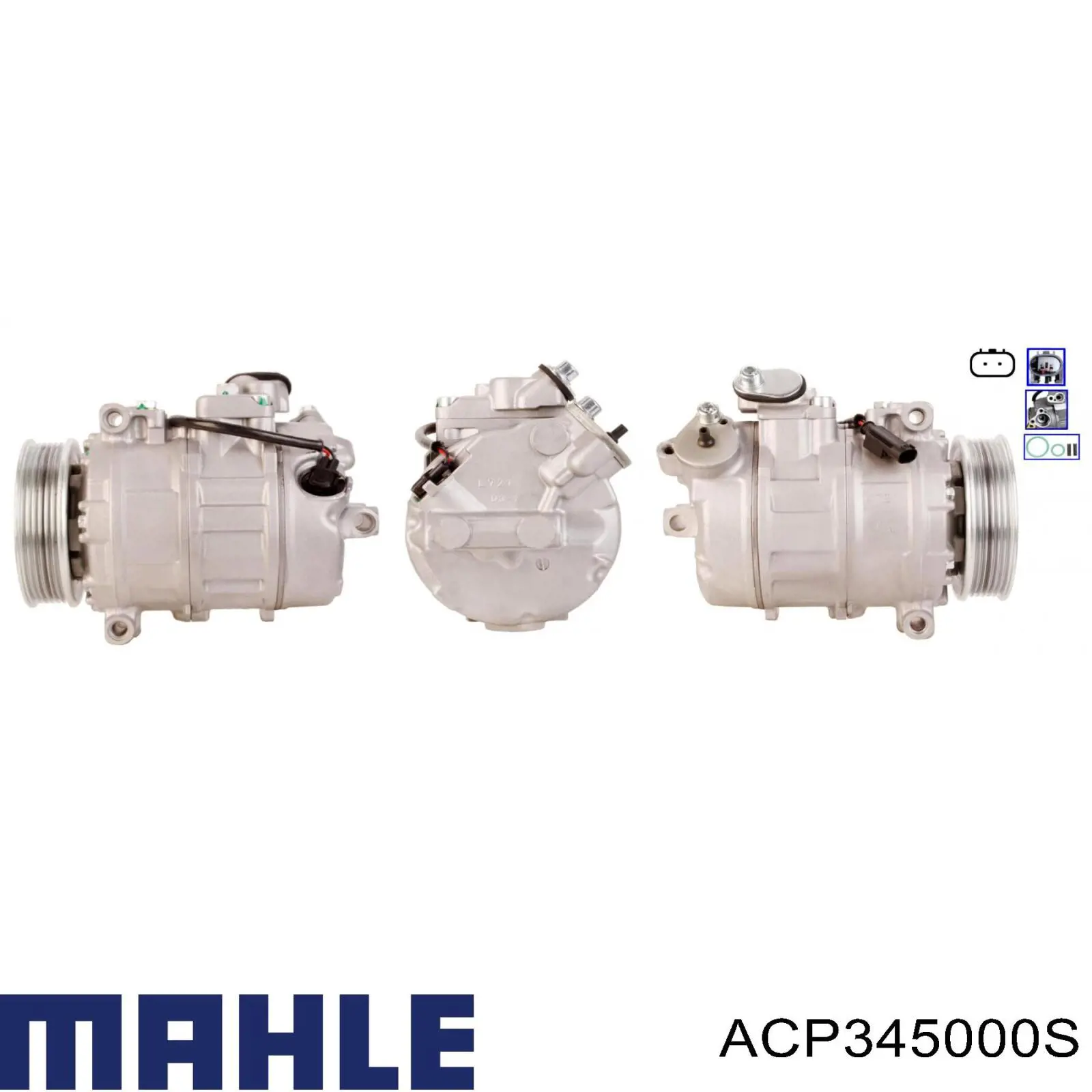 Купити ACP345000S Mahle Original Компресор кліматичної установки