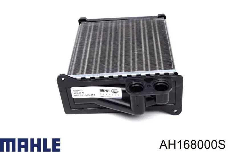 AH168000S Mahle Original радіатор пічки (обігрівача, задній)
