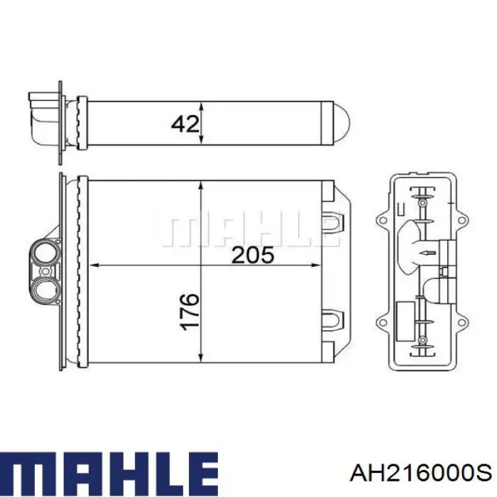 Купити AH216000S Mahle Original Теплообмінник