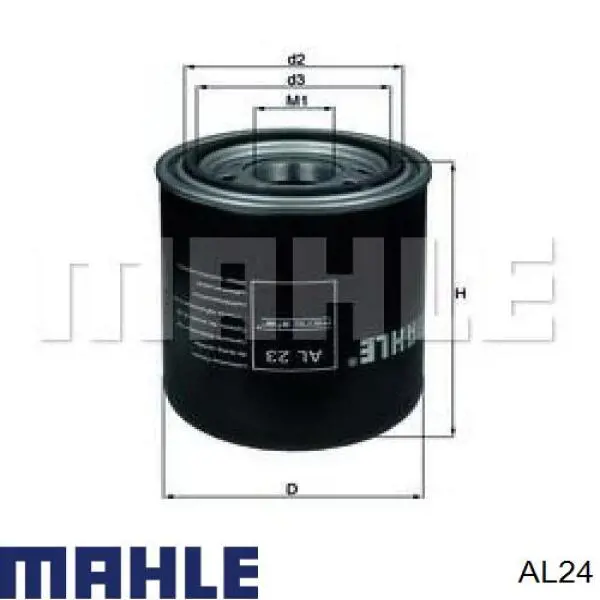 AL24 Mahle Original Фільтр осушувача повітря (вологомастиловідділювача) (TRUCK) (С фильтром-активатором)