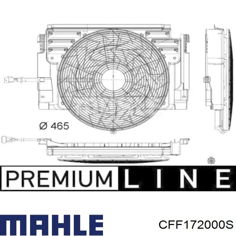 Дифузор радіатора охолодження, в зборі з двигуном і крильчаткою Mahle Original CFF172000S ціна, від 315.73 USD
