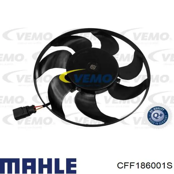 Купити CFF186001S Mahle Original Електровентилятор охолодження в зборі (двигун + крильчатка), правий