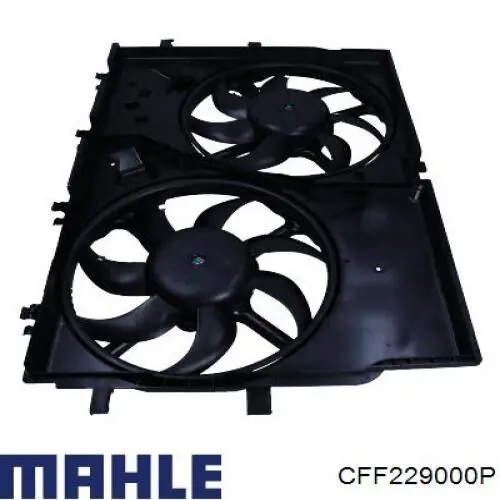 CFF229000P Mahle Original дифузор радіатора охолодження, в зборі з двигуном і крильчаткою