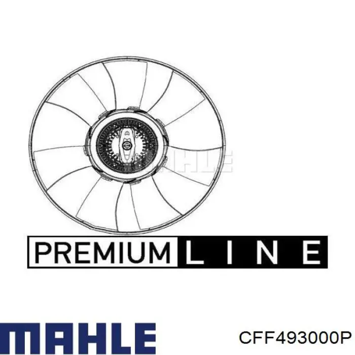 CFF493000P Mahle Original вентилятор/крильчатка радіатора охолодження